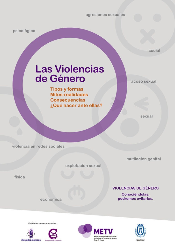 Folleto Las Violencias de Género. Pdf accesible, permite lector de pantallas